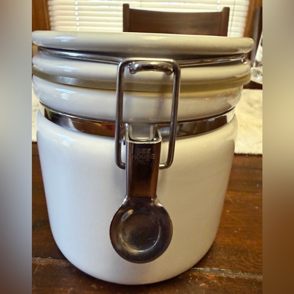 Starbucks White and Green Canister - Picture 8 of 15